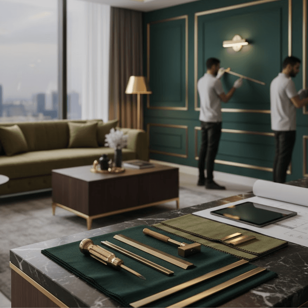 التنفيذ الداخلي والتشطيب المتكامل